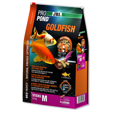 JBL ProPond Goldfish M Корм для средних и больших золотых рыбок, палочки – интернет-магазин Ле’Муррр